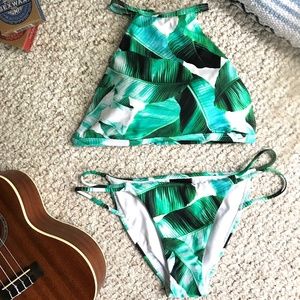LA Hearts Tropical Bikini Set